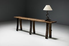 Rustic Wabi Sabi Console Table, France, 19th Century