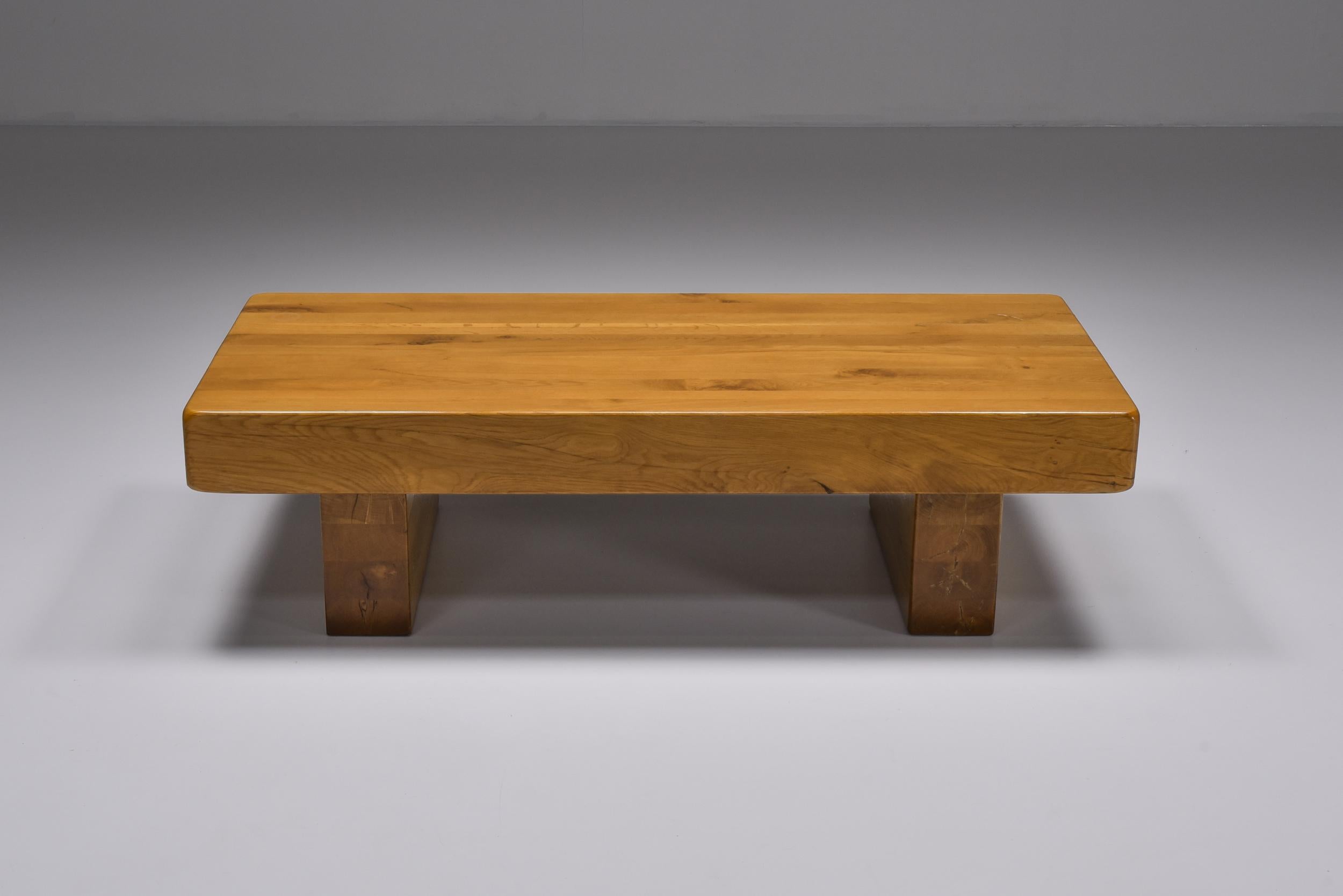 Zen, wabi-sabi, coffee table, side table, solid wood, France, 1960

A rustic modern piece that would fit well in an Axel Vervoordt inspired decor.
A perfect example of a wabi-sabi zen decor, in original condition.