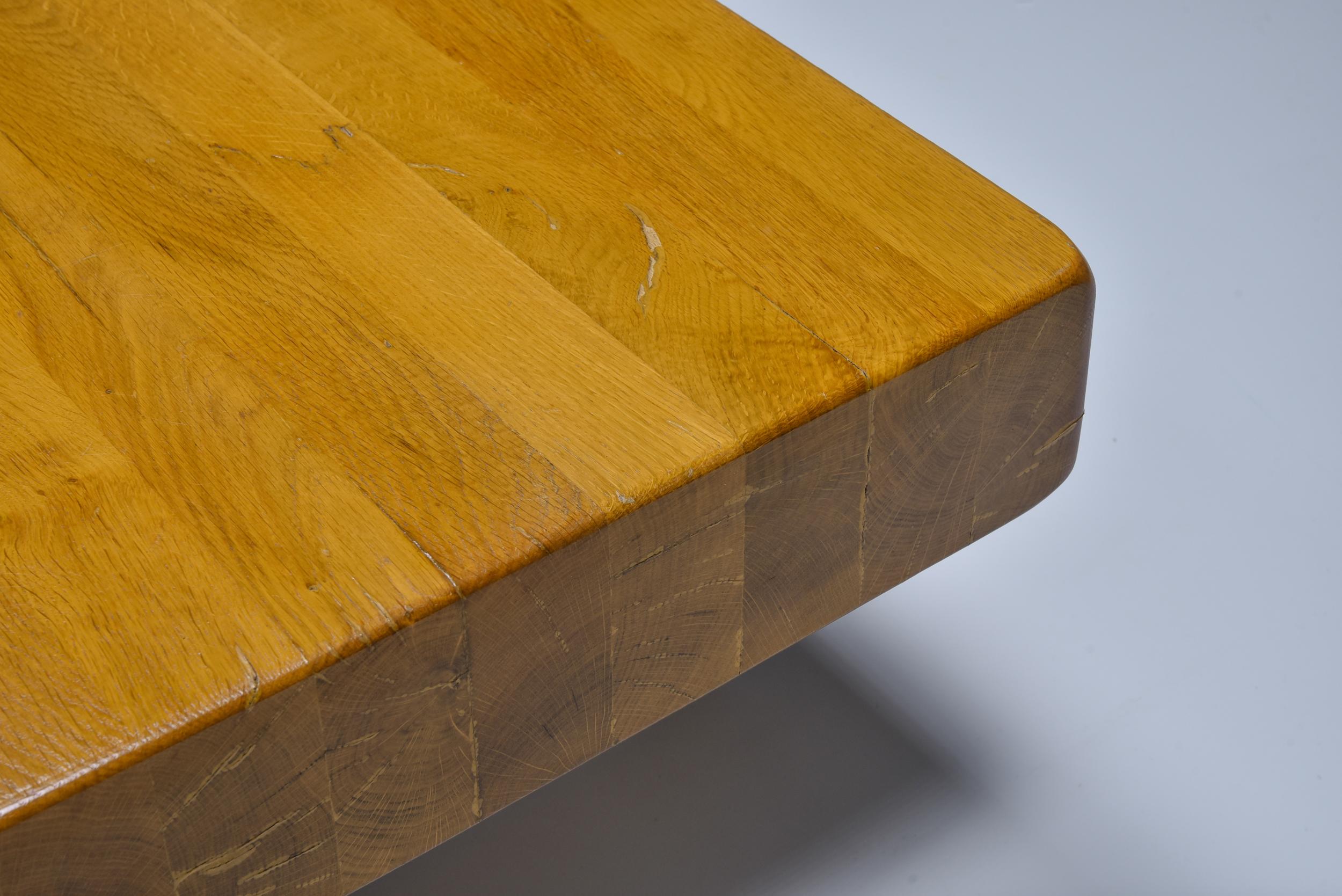Rustic Wabi-Sabi Solid Wood Coffee Table  2