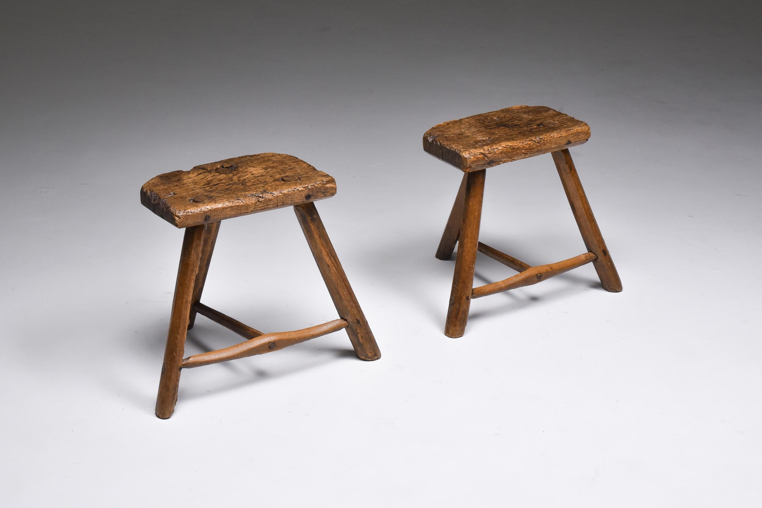 Wabi sabi, rustic, folk art, milk stools, France, 19th century

would fit well in a zen inspired Axel Vervoordt style interior
In it's great original condition.


 