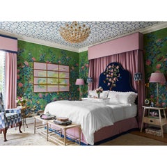 Rustic Washed Oval End Table