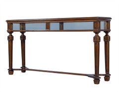 Rustic Watchmakers Glass Display Console