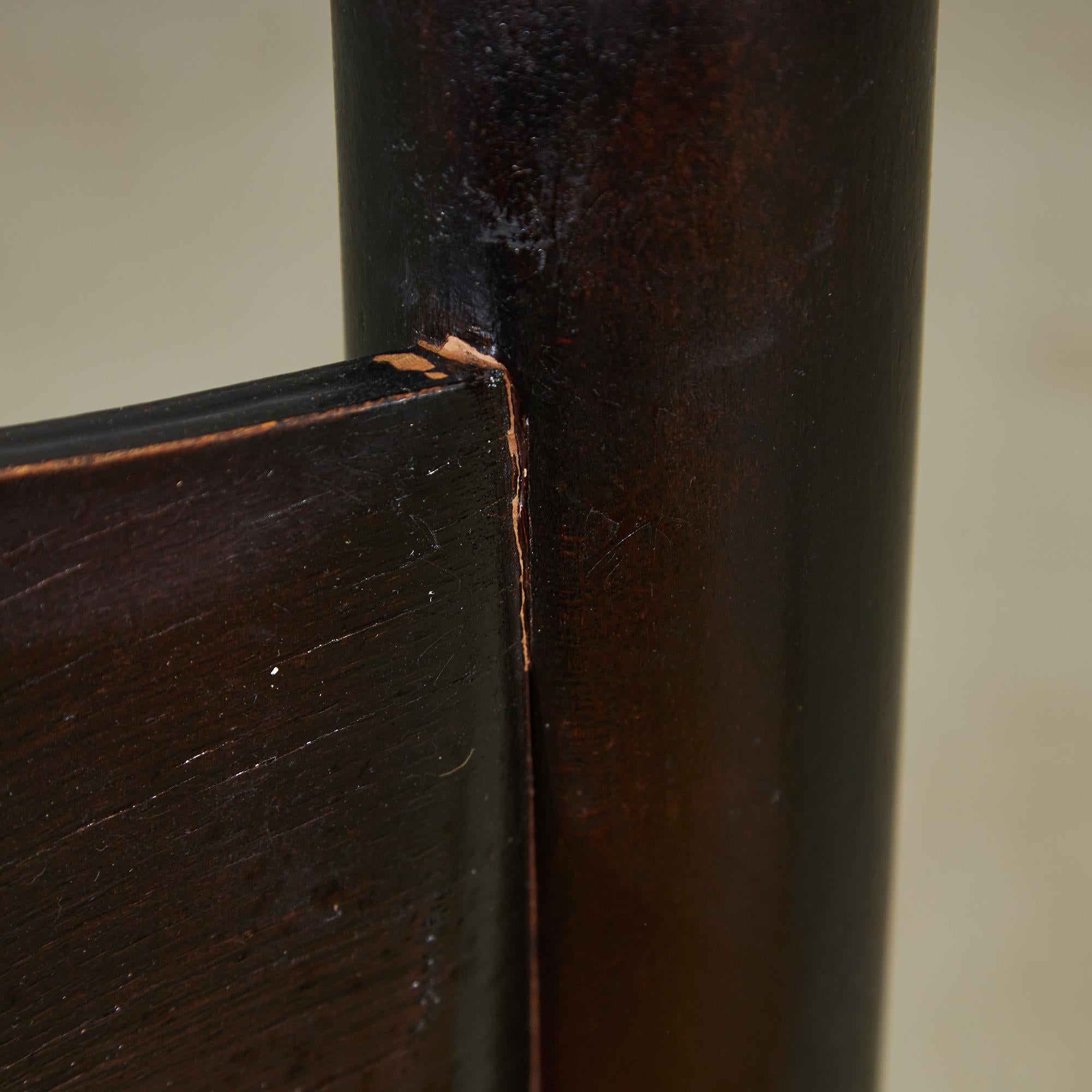 Sedia rustica in vimini con struttura in legno massiccio in vendita 14