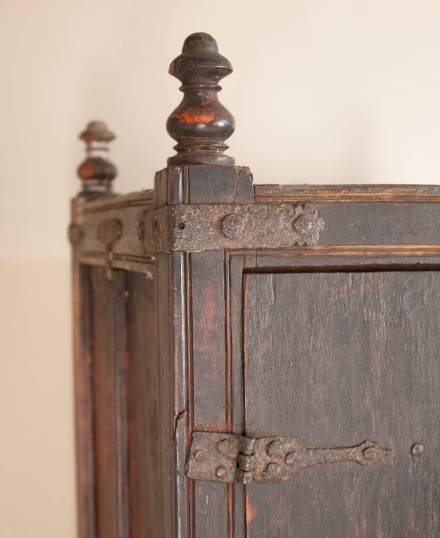 19th Century Rustic Wood Cabinet from Goa, India
