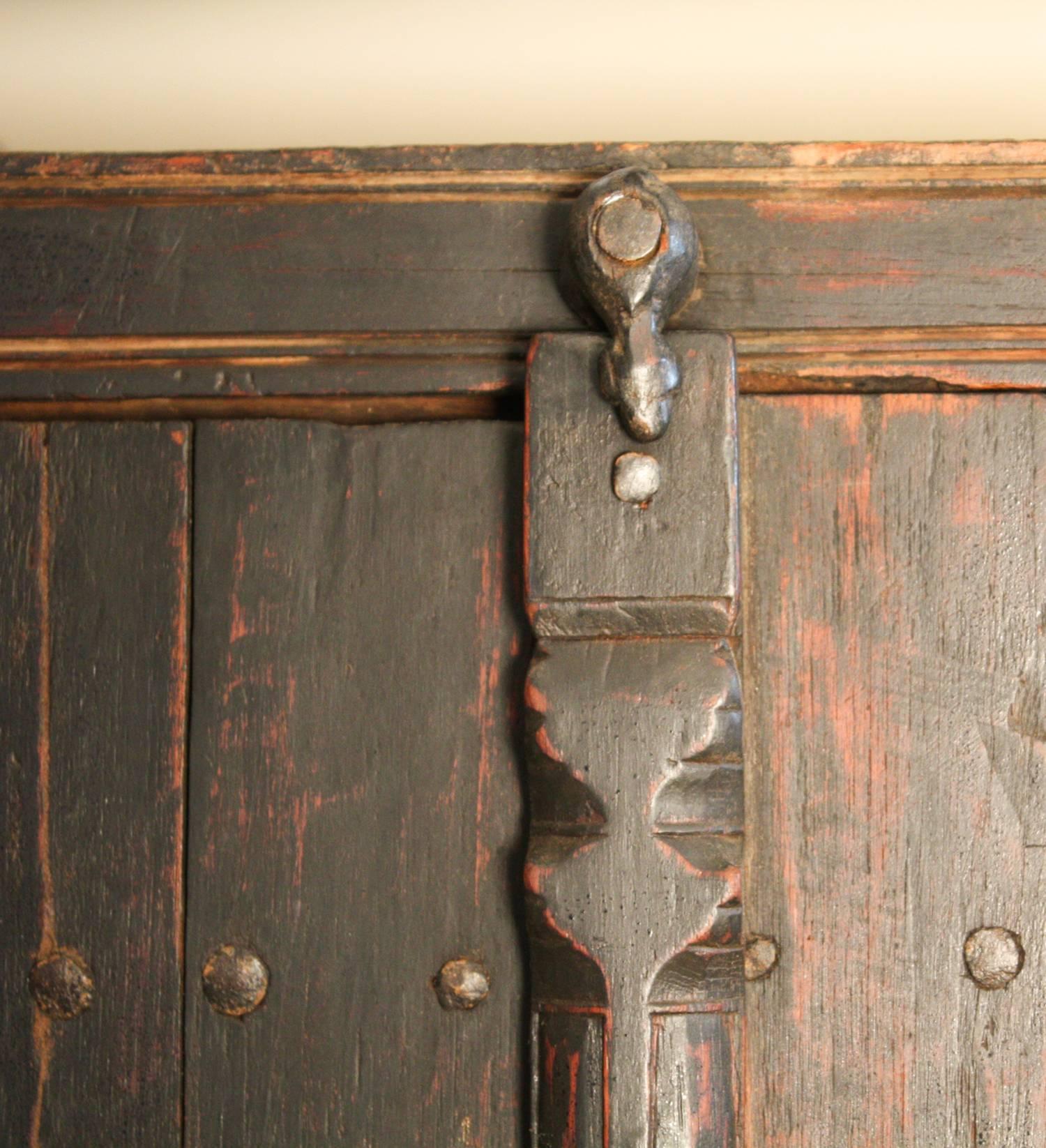 Rustic Wood Cabinet from Goa, India 1