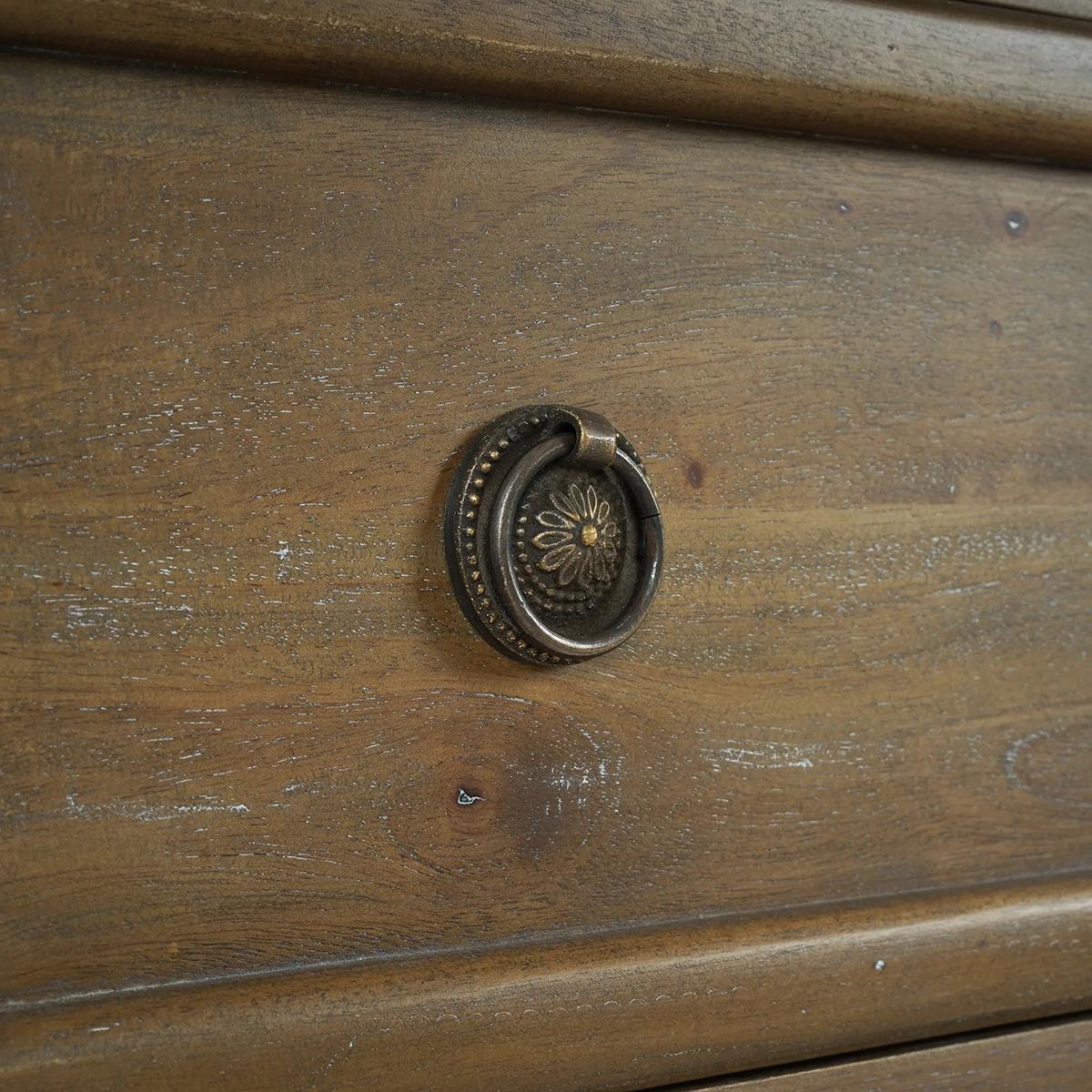Legno Cassettiera rustica in Wood in vendita