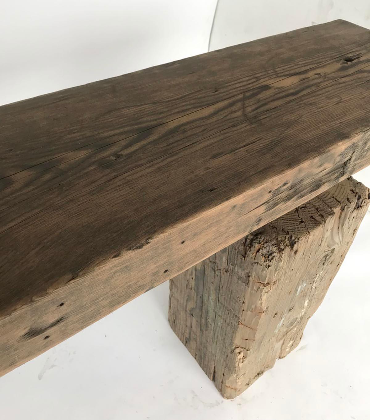 Rustic Wood Console Table 6