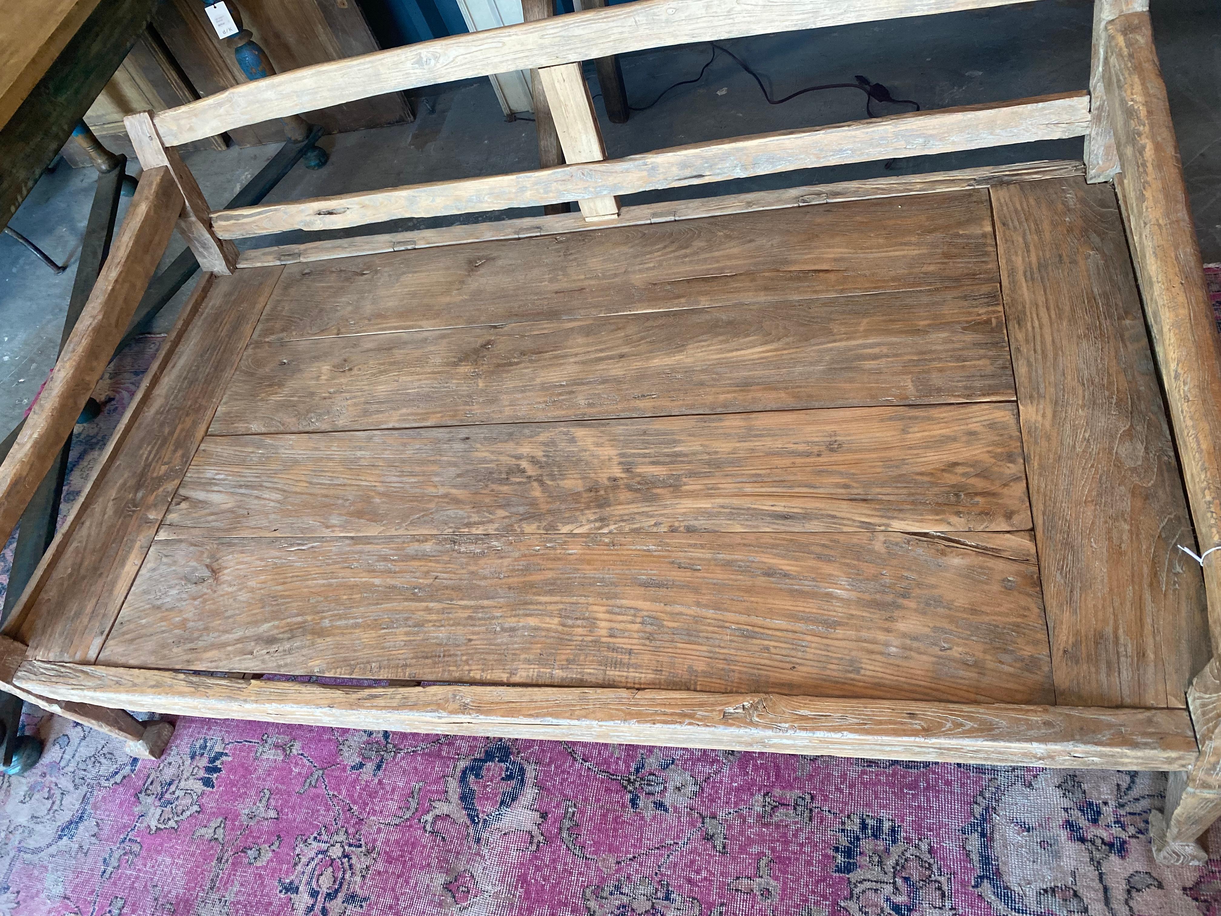 Rustic Wood Daybed In Good Condition In Los Angeles, CA