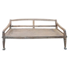 Antique Rustic Wood Daybed