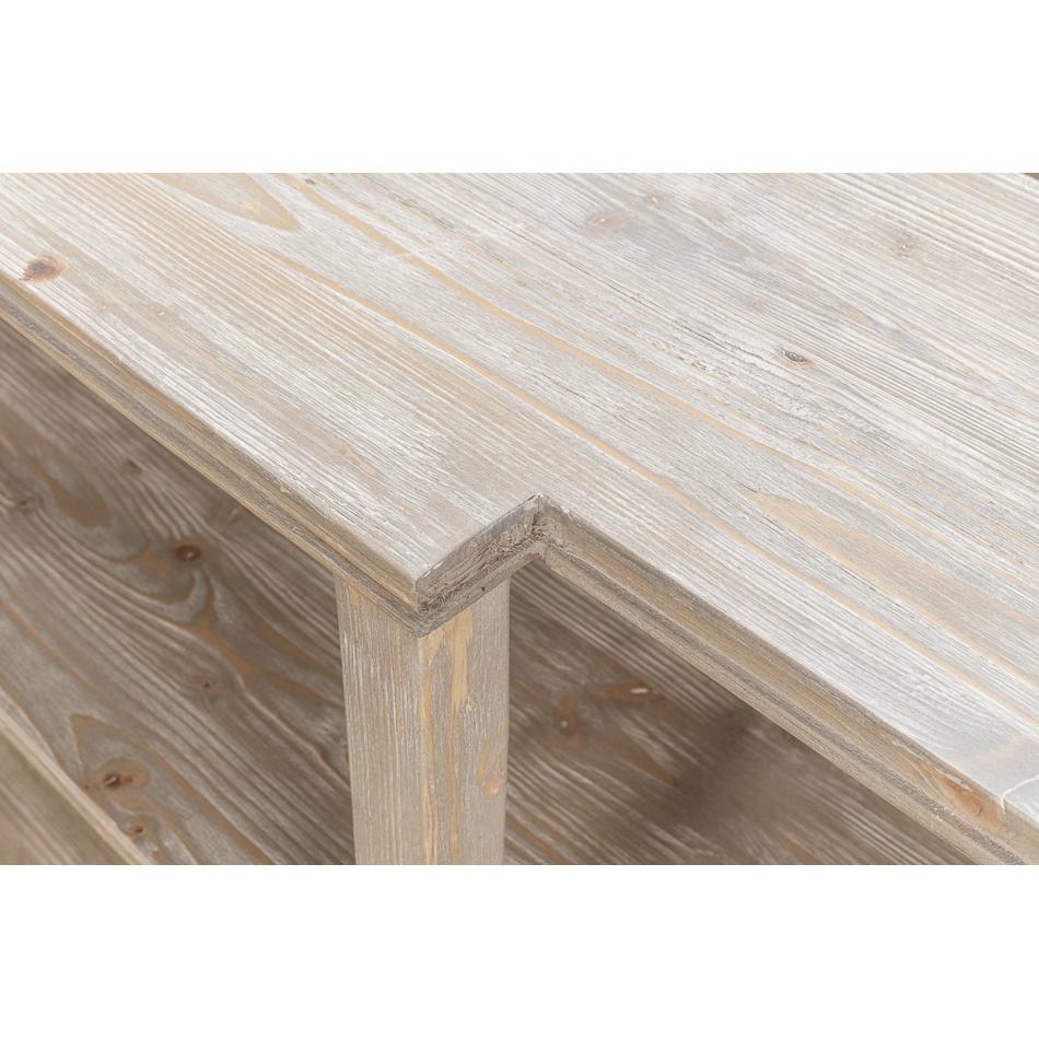 Rustikale Holz Display Konsole im Angebot 2