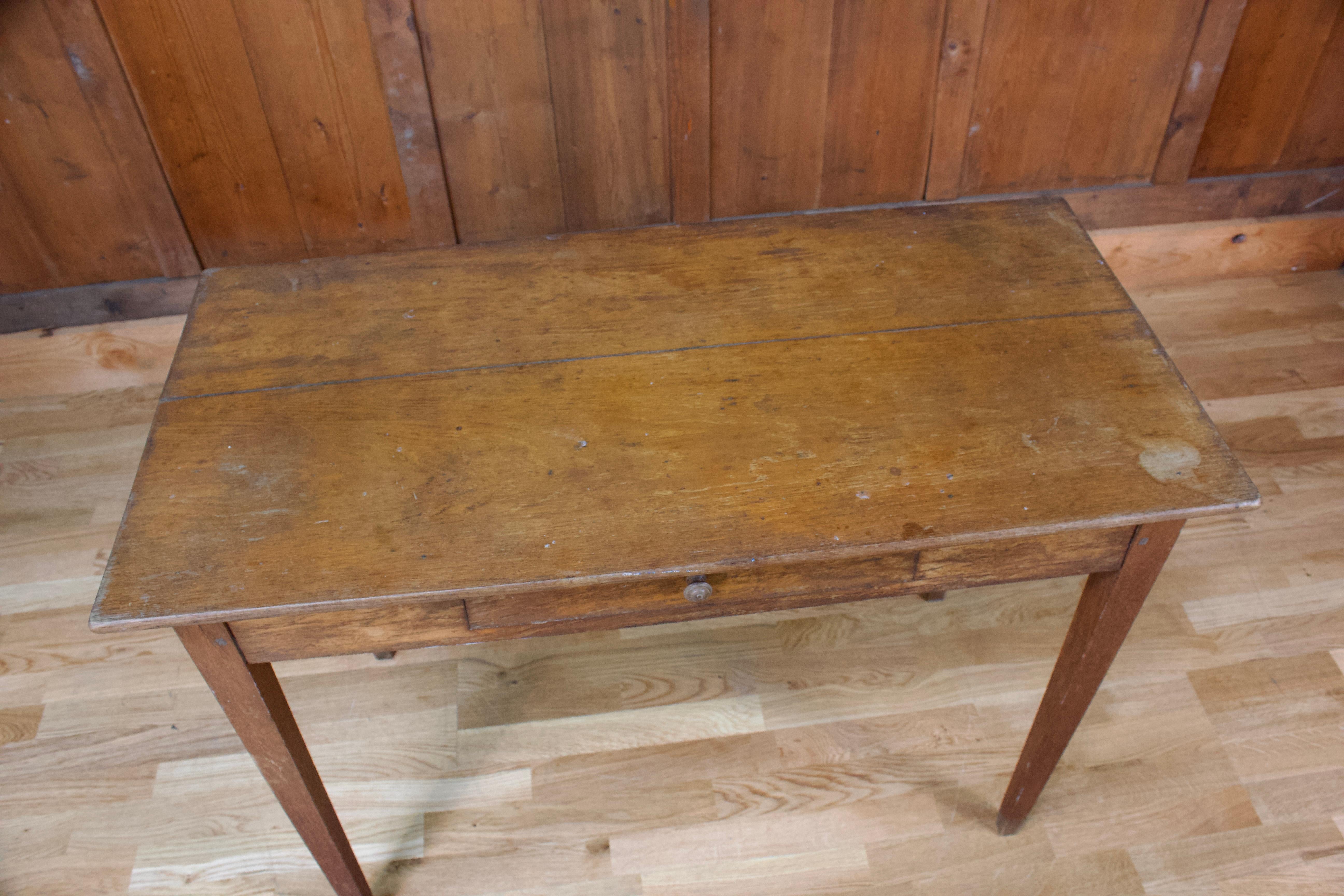Rustic Wood Table Desk, Circa 1900 3