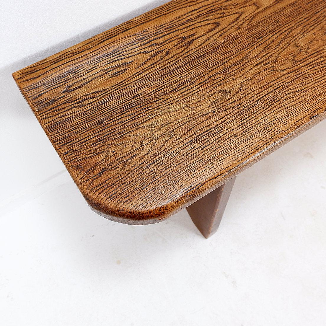 Rustic wooden bench - 20th For Sale 5