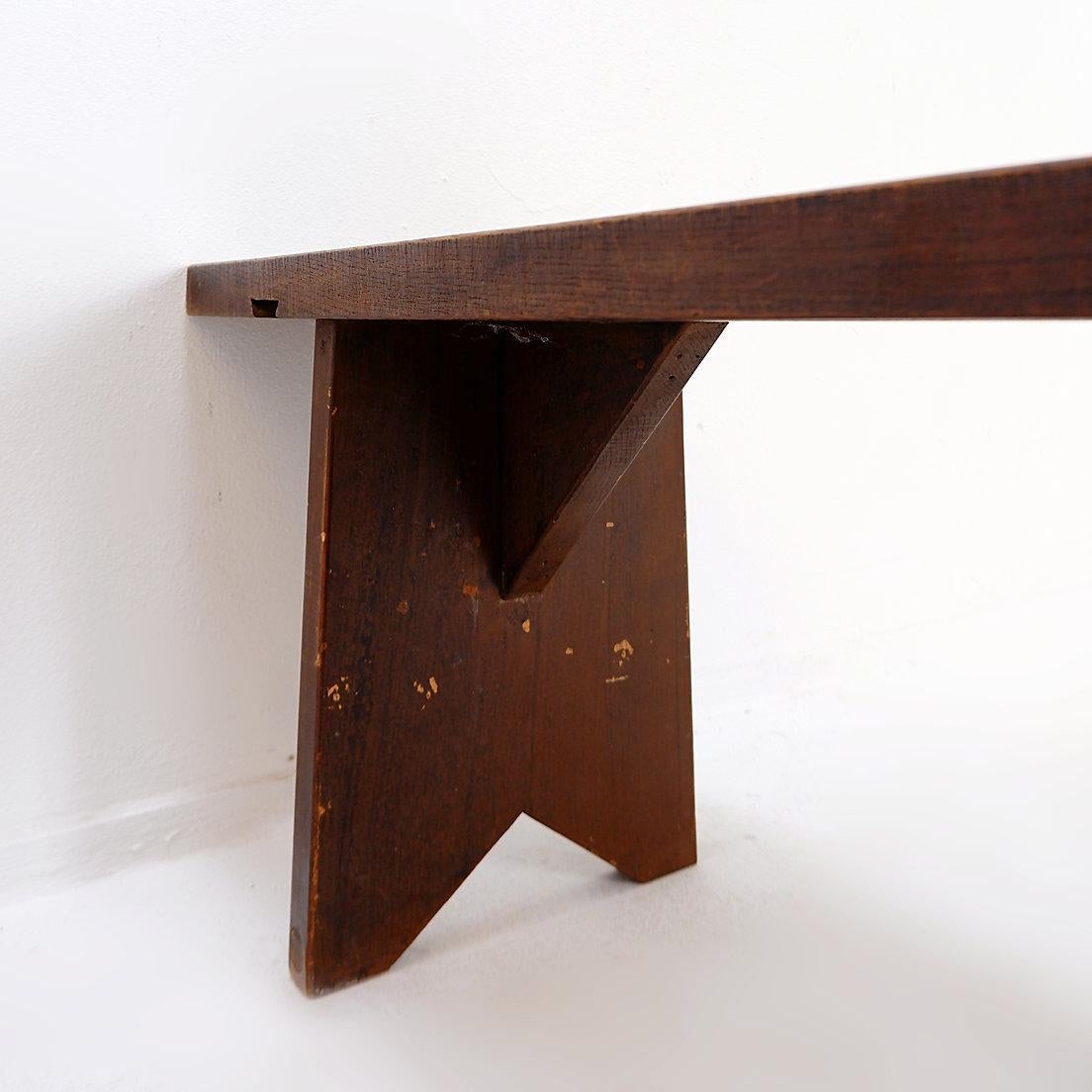 Rustic wooden bench - 20th
Antique - Decoration - Seating
Measures : 150x34cm Total H:49cm SH:47cm