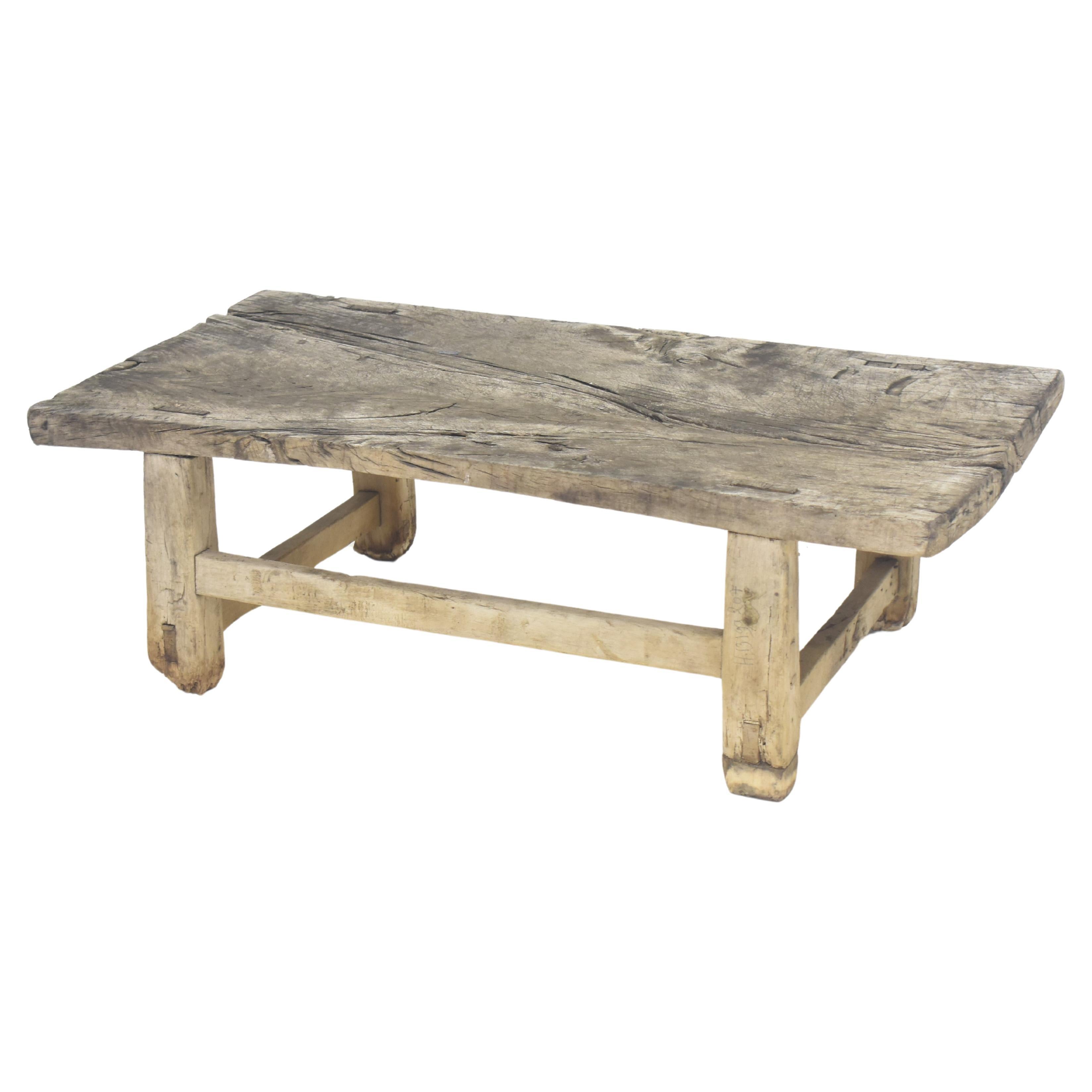 Rustic Wooden Coffee Table For Sale