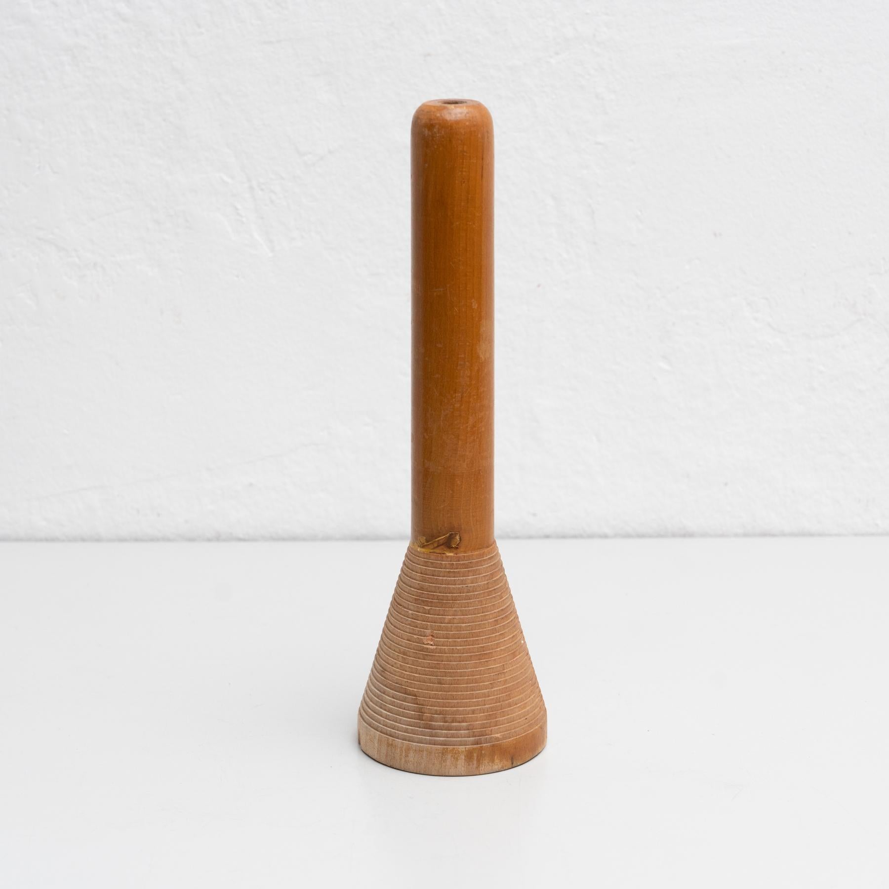 Rustic Wooden Spool of Thread, circa 1930 For Sale 4