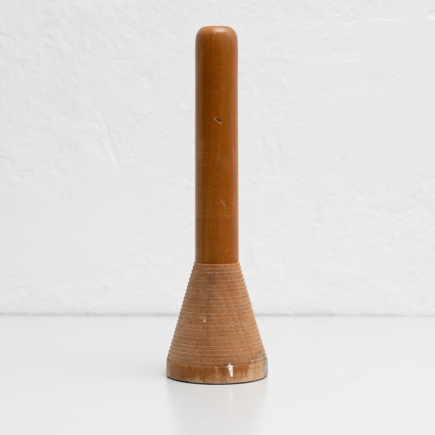 Mid-Century Modern Rustic Wooden Spool of Thread, circa 1930 For Sale