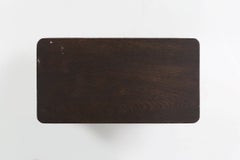 Rustic Wooden Stool with Exceptional Patina, Belgium 1880s