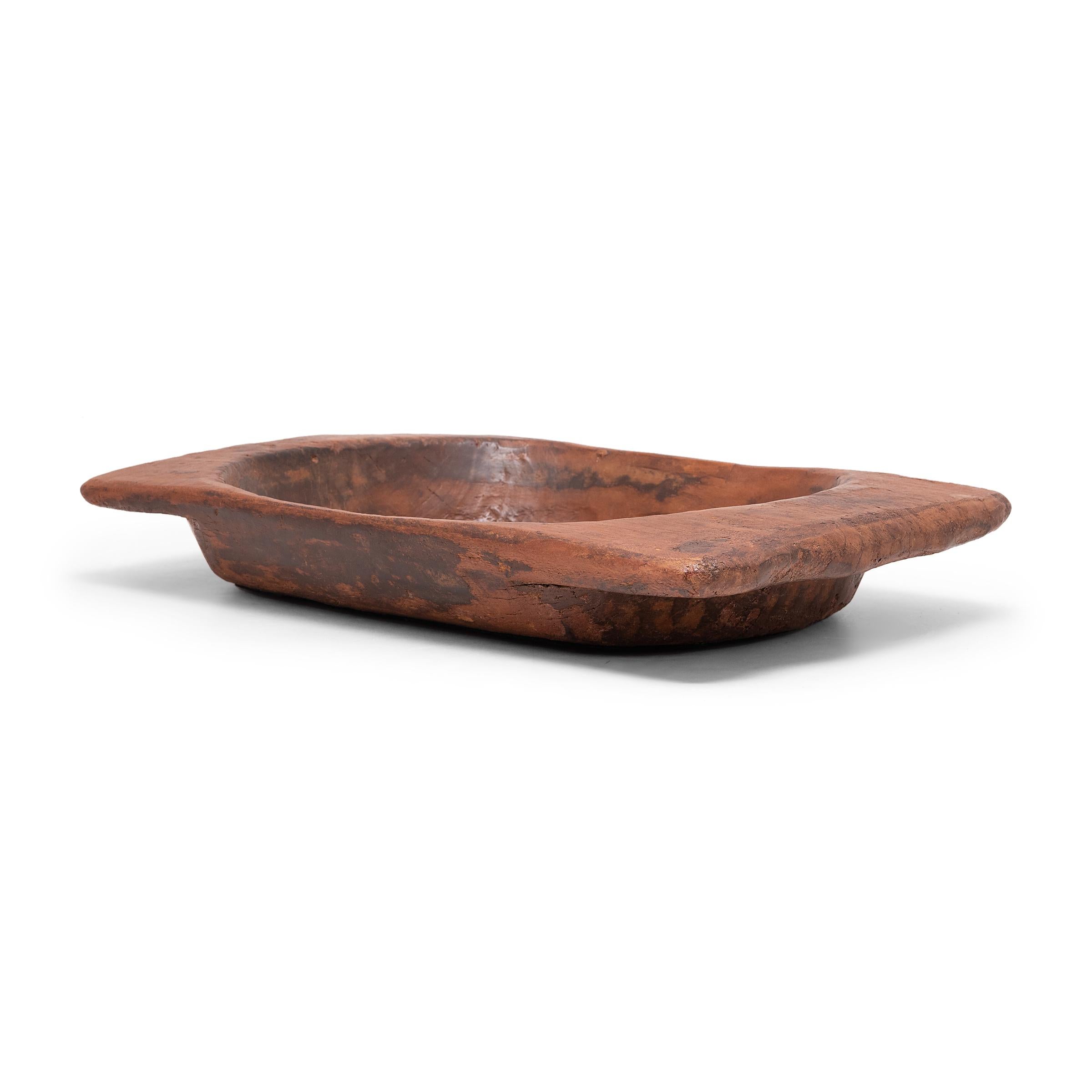 Bandeja rústica de madera, c. 1900 Primitivo en venta