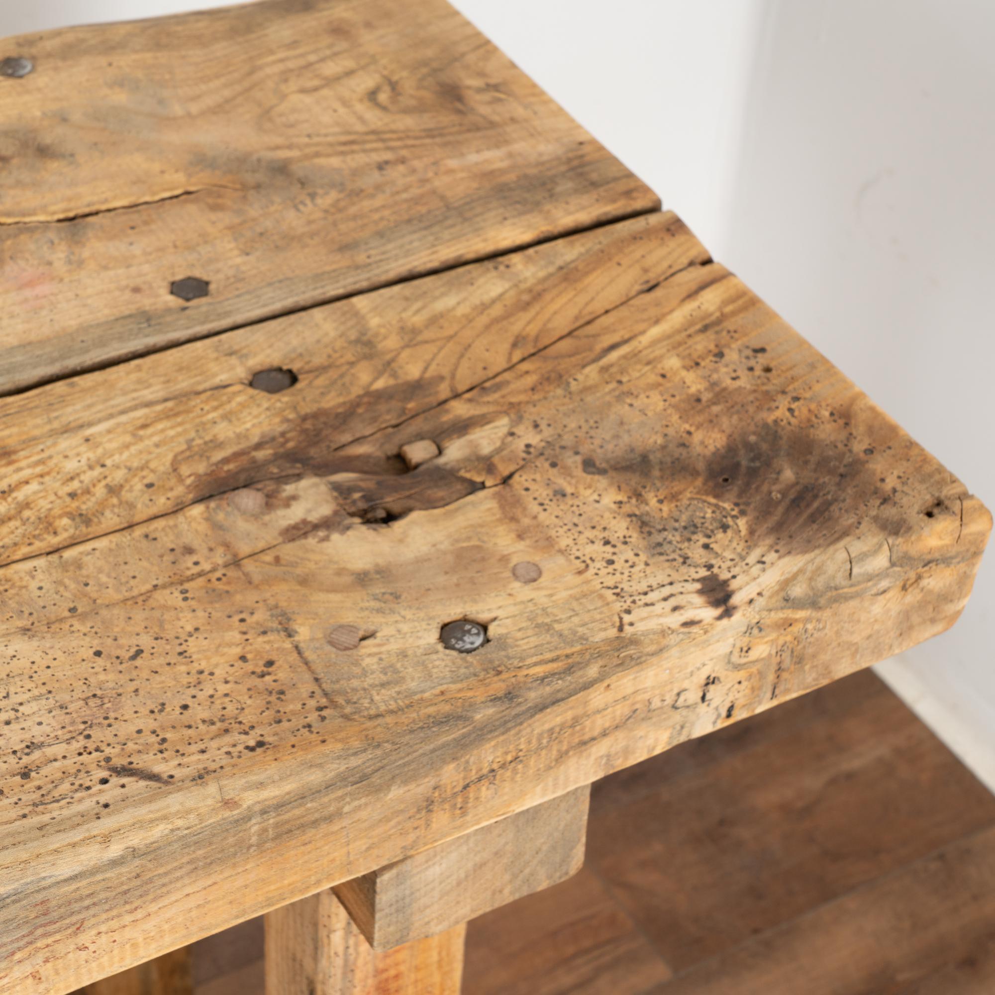 Rustic Work Table Console, Hungary circa 1900 For Sale 2