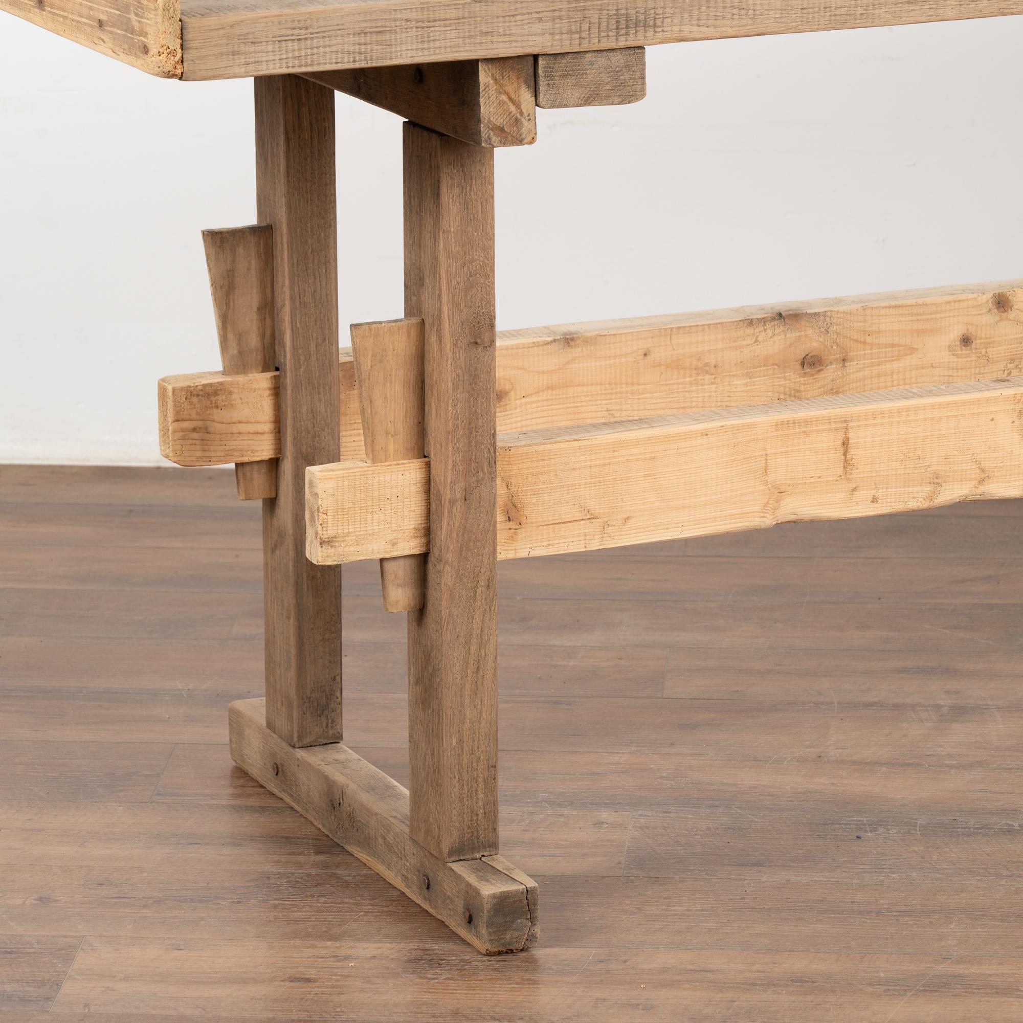 Hungarian Rustic Work Table Console Table, circa 1880 from Hungary For Sale