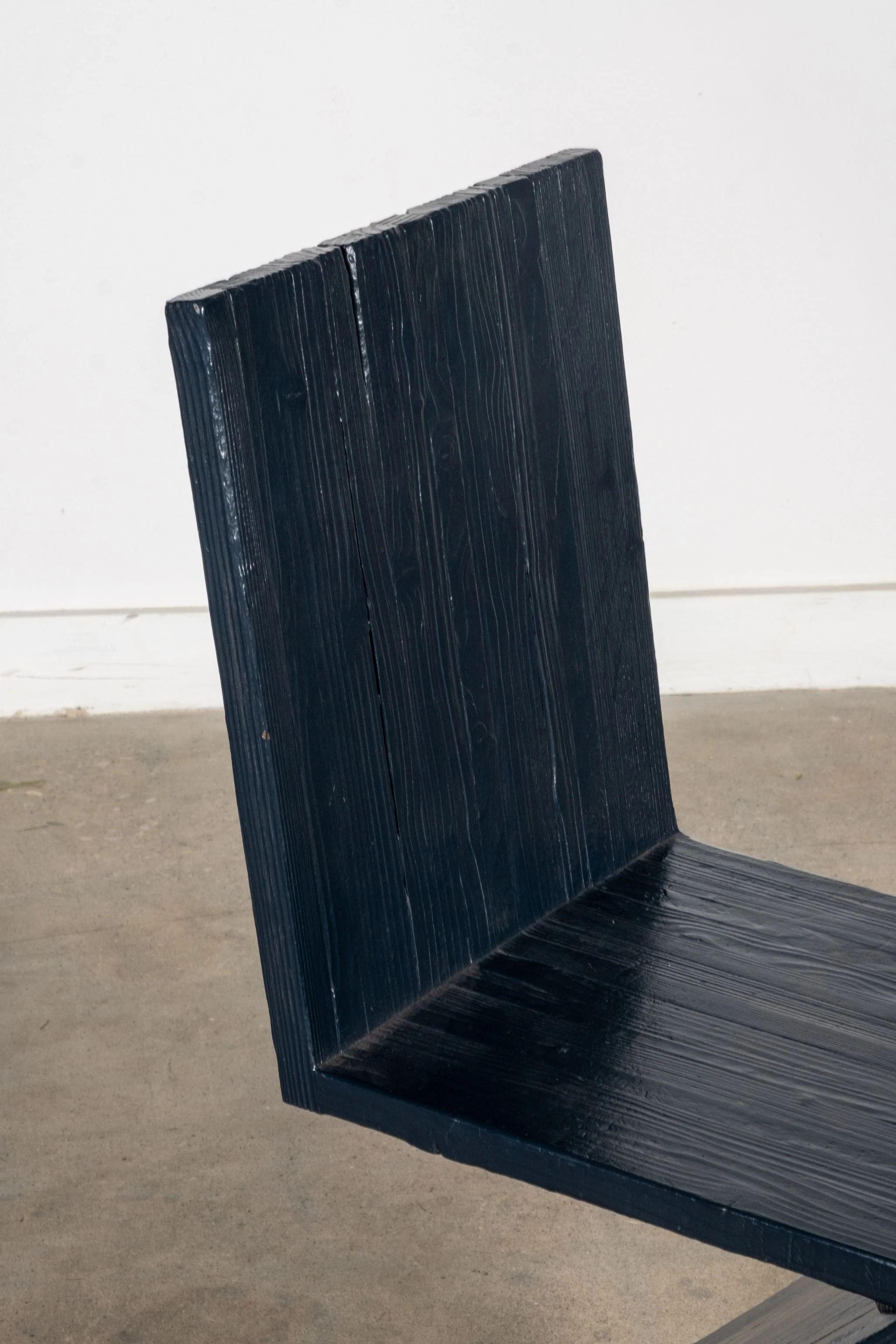 Legno Sedia rustica Zig Zag in vendita