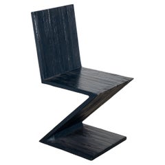 Rustic Zig Zag Chair