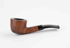 Rusticated Briar Pipe by Mastro de Paja, Mid-20th Century