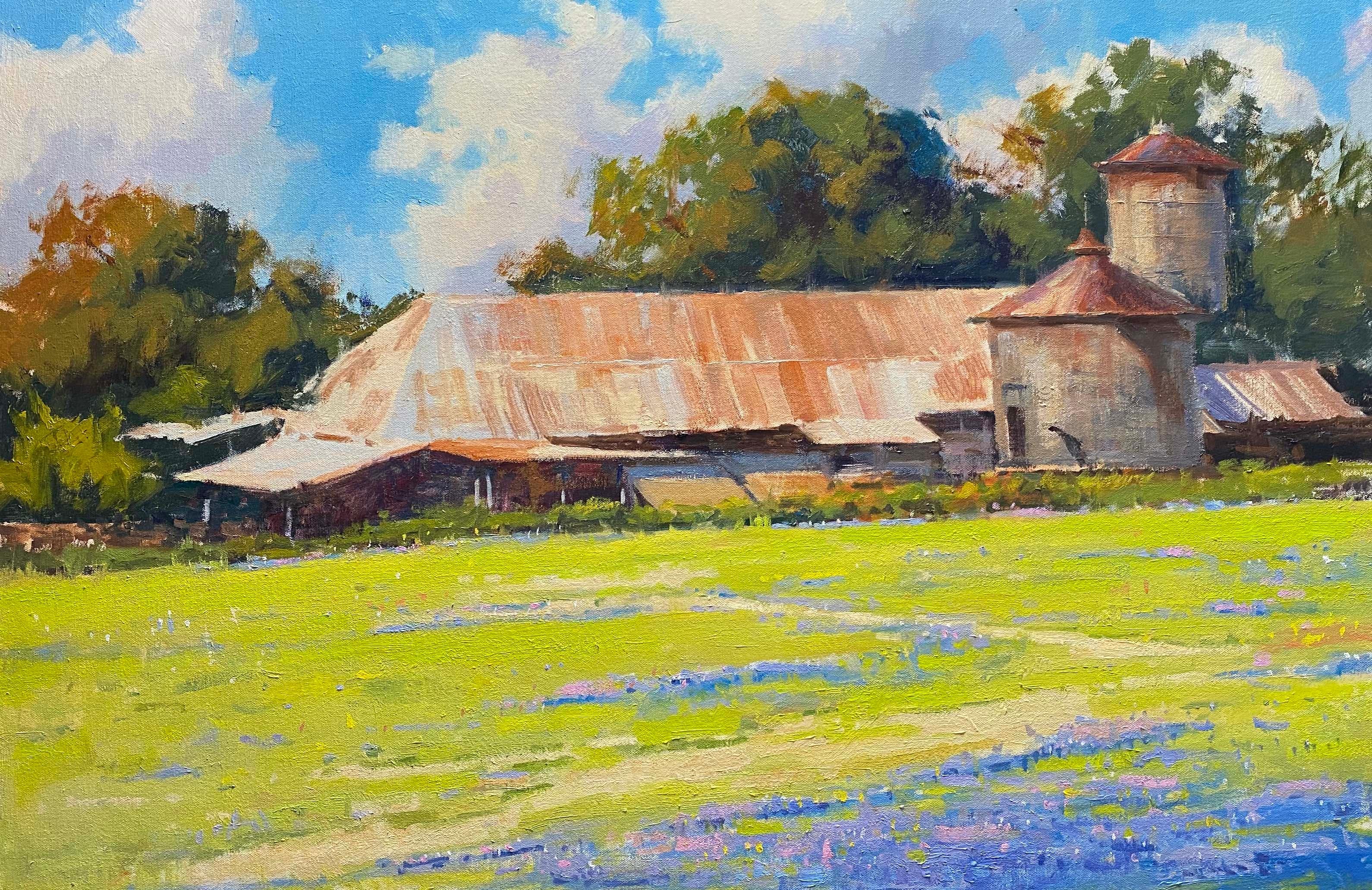 Rusty Jones Landscape Painting - Michaelis Ranch