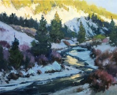 Alba sul torrente