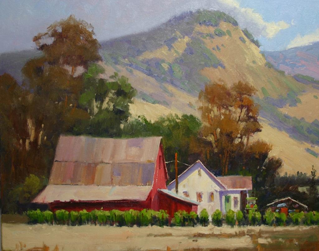 Landscape Painting di Rusty Jones - Fattoria Wine Country
