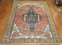Zabihi Collection Antique Persian Heriz Rug