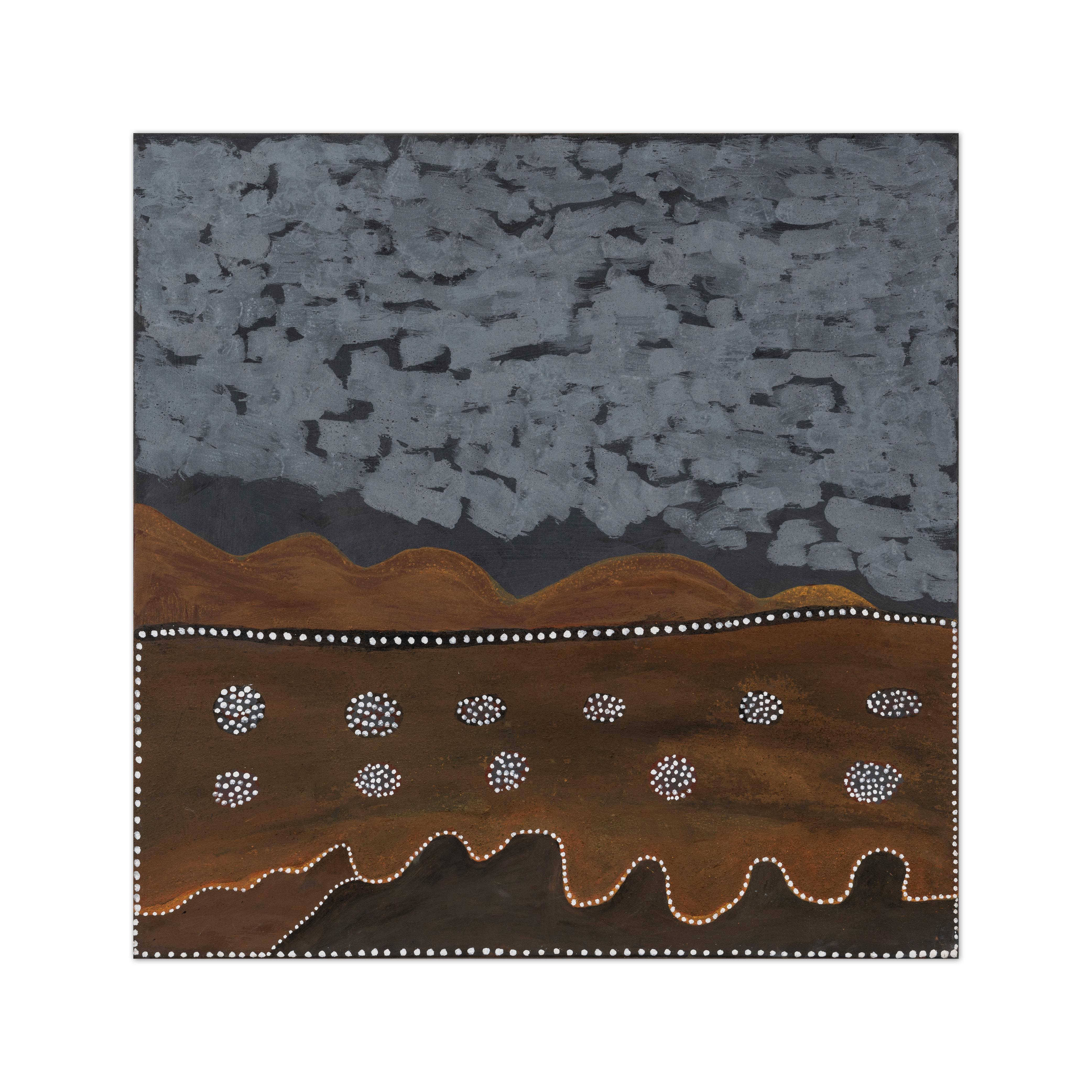Yariny Daam (Pays du rêve lunaire) - Painting de Rusty Peters