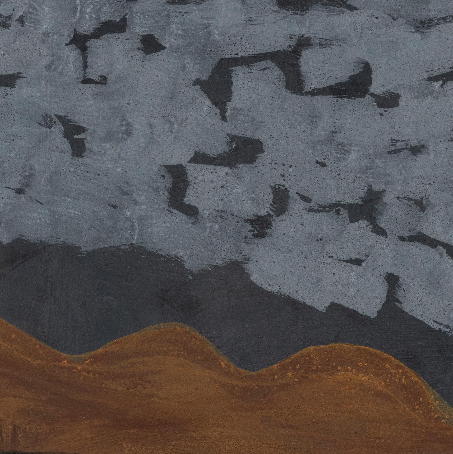 Yariny Daam (Pays du rêve lunaire) - Contemporain Painting par Rusty Peters