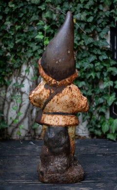 Rusty Vintage Garden Gnome