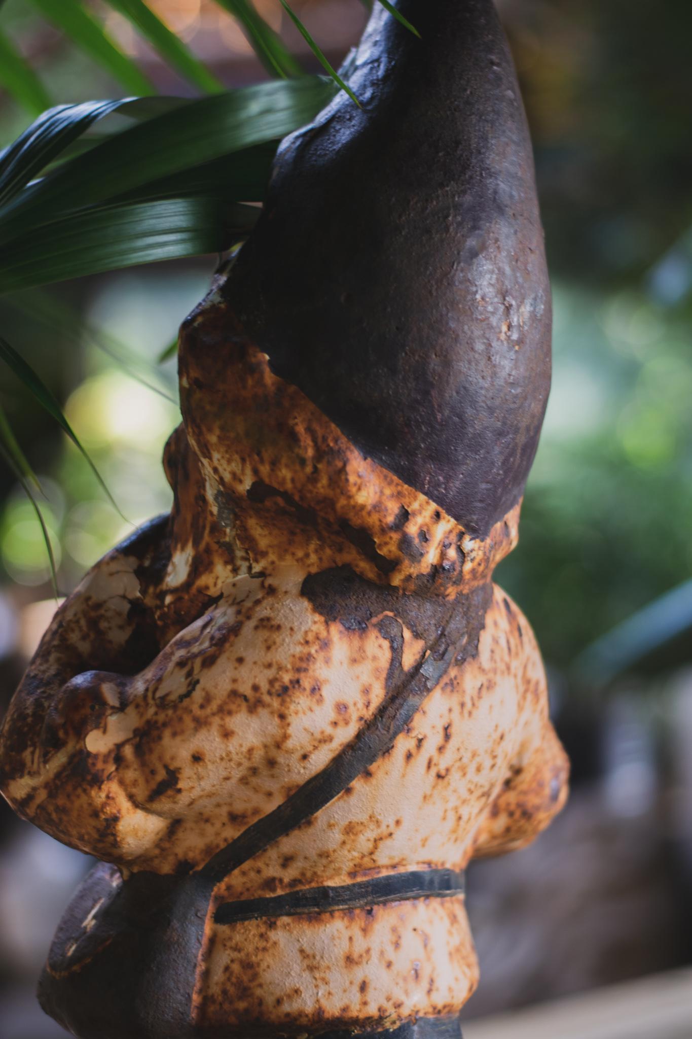 Iron Rusty Vintage Garden Gnome