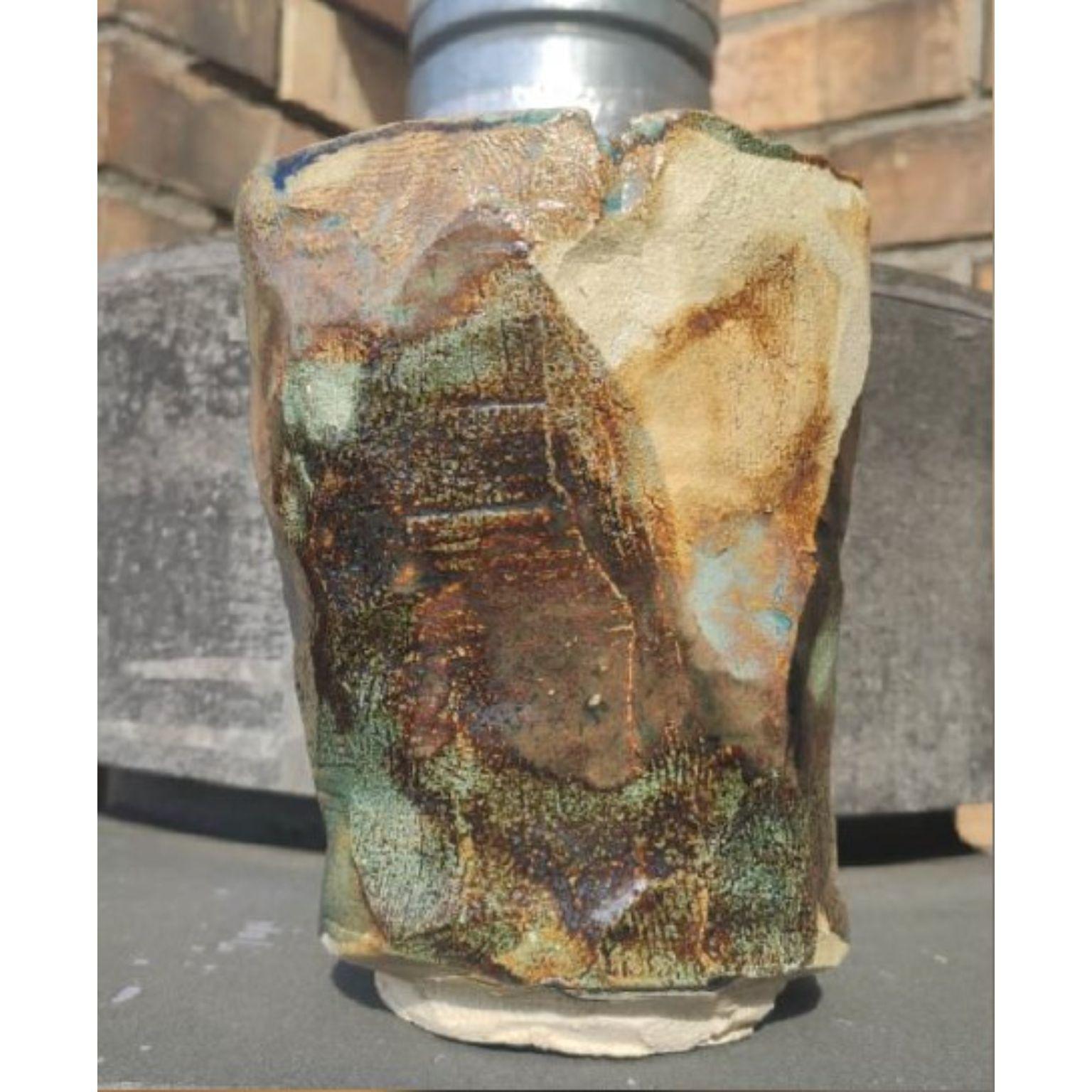 Rustyvase 2 Vase aus Steingut von Odatempo im Zustand „Neu“ im Angebot in Geneve, CH