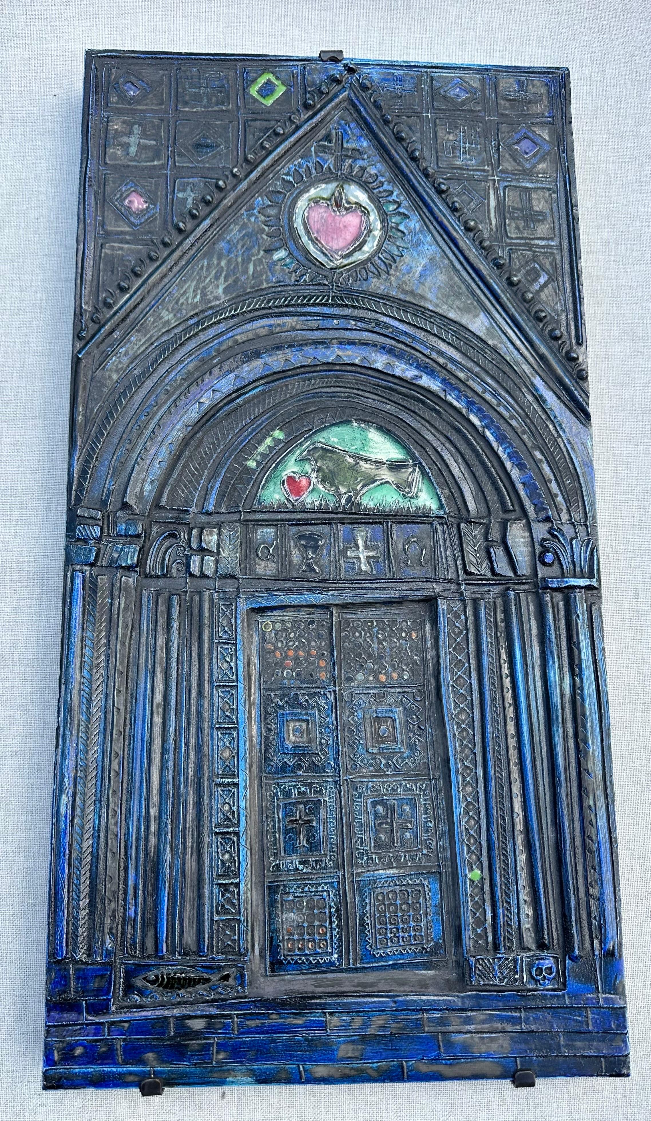 RUT BRYK ”Siena” Cathedral - Large Ceramic Relief, Finland 1950’s 3
