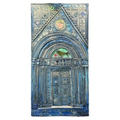 RUT BRYK ”Siena” Cathedral - Large Ceramic Relief, Finland 1950’s