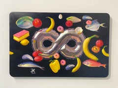 Unendlichkeit Teil I- Zeitgenössisches Gemälde des 21. Jahrhunderts mit Stillleben-Motiven