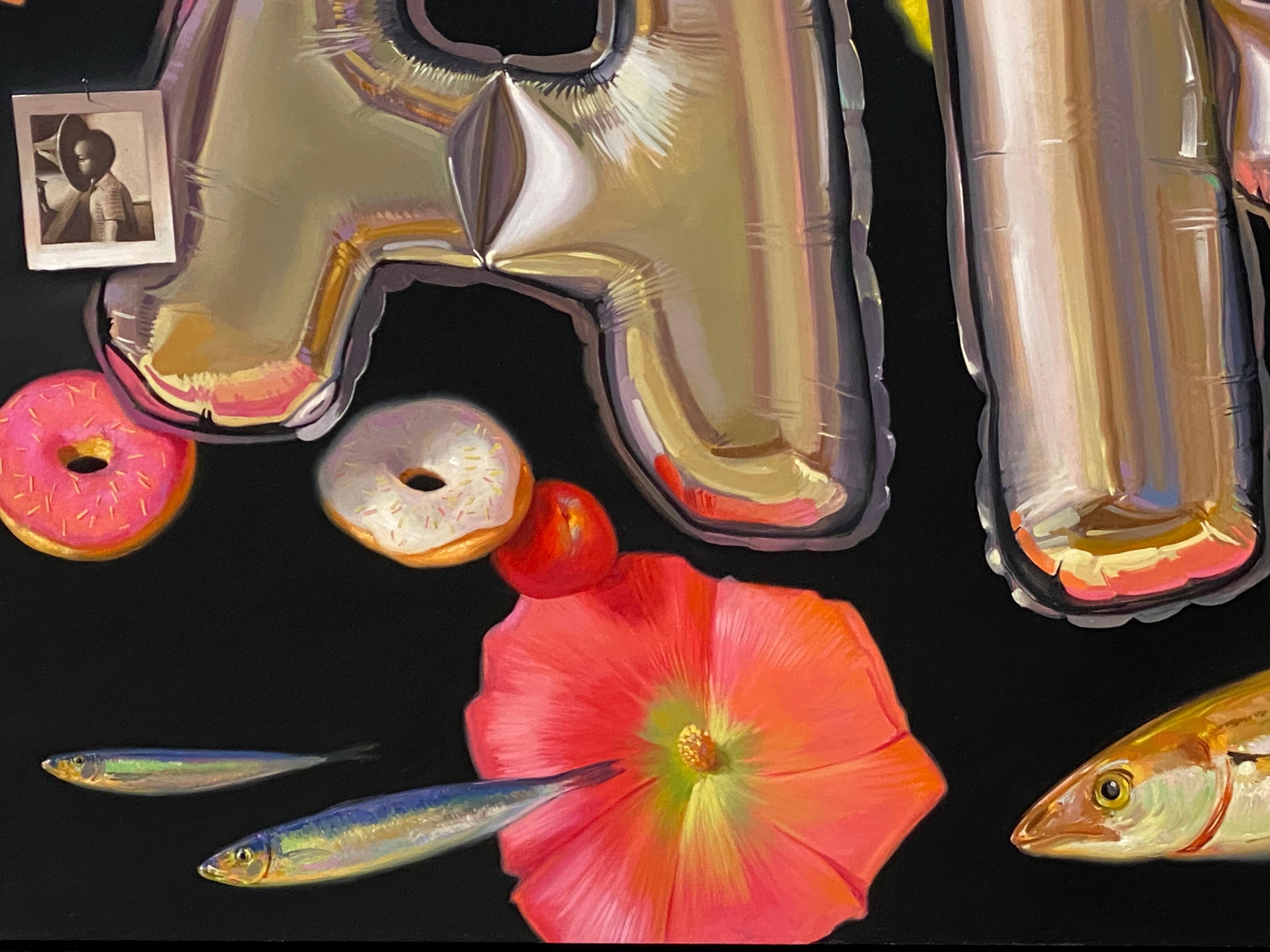 IS IT ART -  21st Century Contemporary Painting, balloons & still-life subjects 4