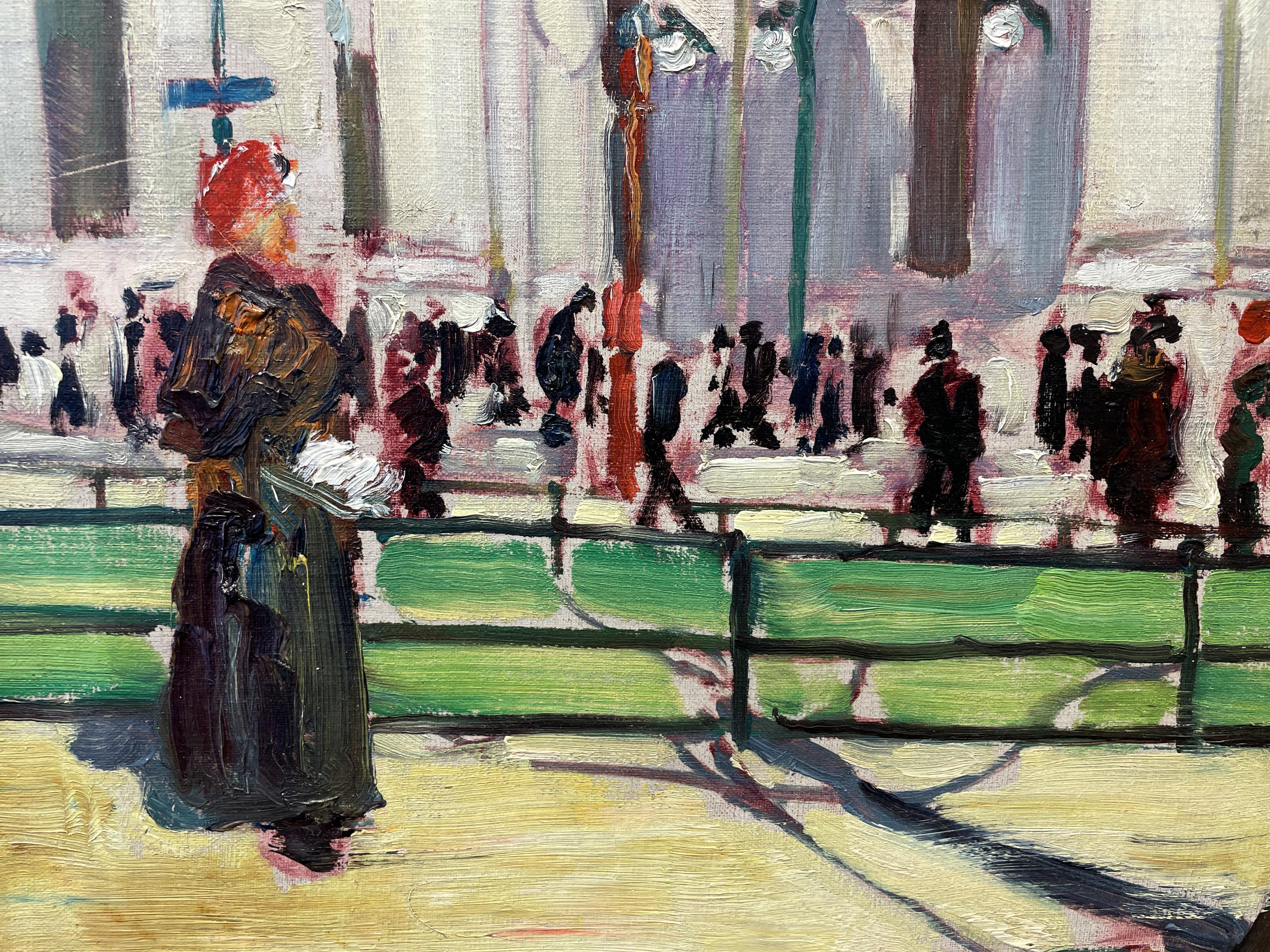 „Municipal Building, Manhattan, New York“, Ruth Anderson, Impressionistische Szene (Impressionismus), Painting, von Ruth A. Anderson