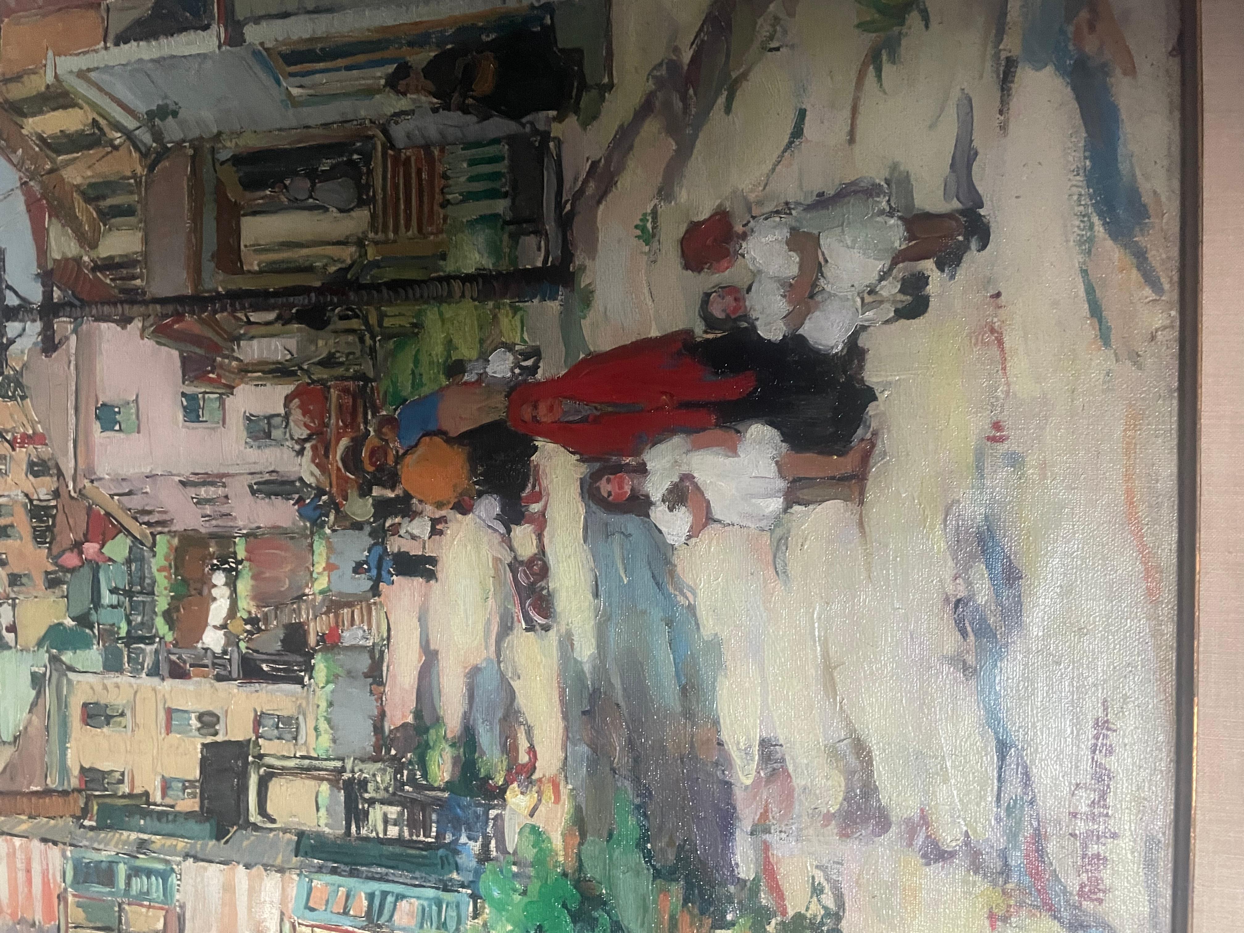 The Collection of Bruce and Barbara Sullivan, Birmingham, Alabama

Measurements
frame overall: 36 by 31 inches sight: 29 7/8 by 24 7/8 inches

Weight
12 lbs 10 ouces

Condition
with revarnishing and relined, otherwise in overall good condition,