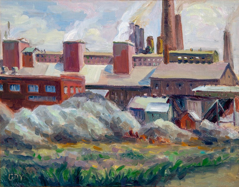 Ruth A. Haven Gay - Buffalo, NY Steel Mill American Scene