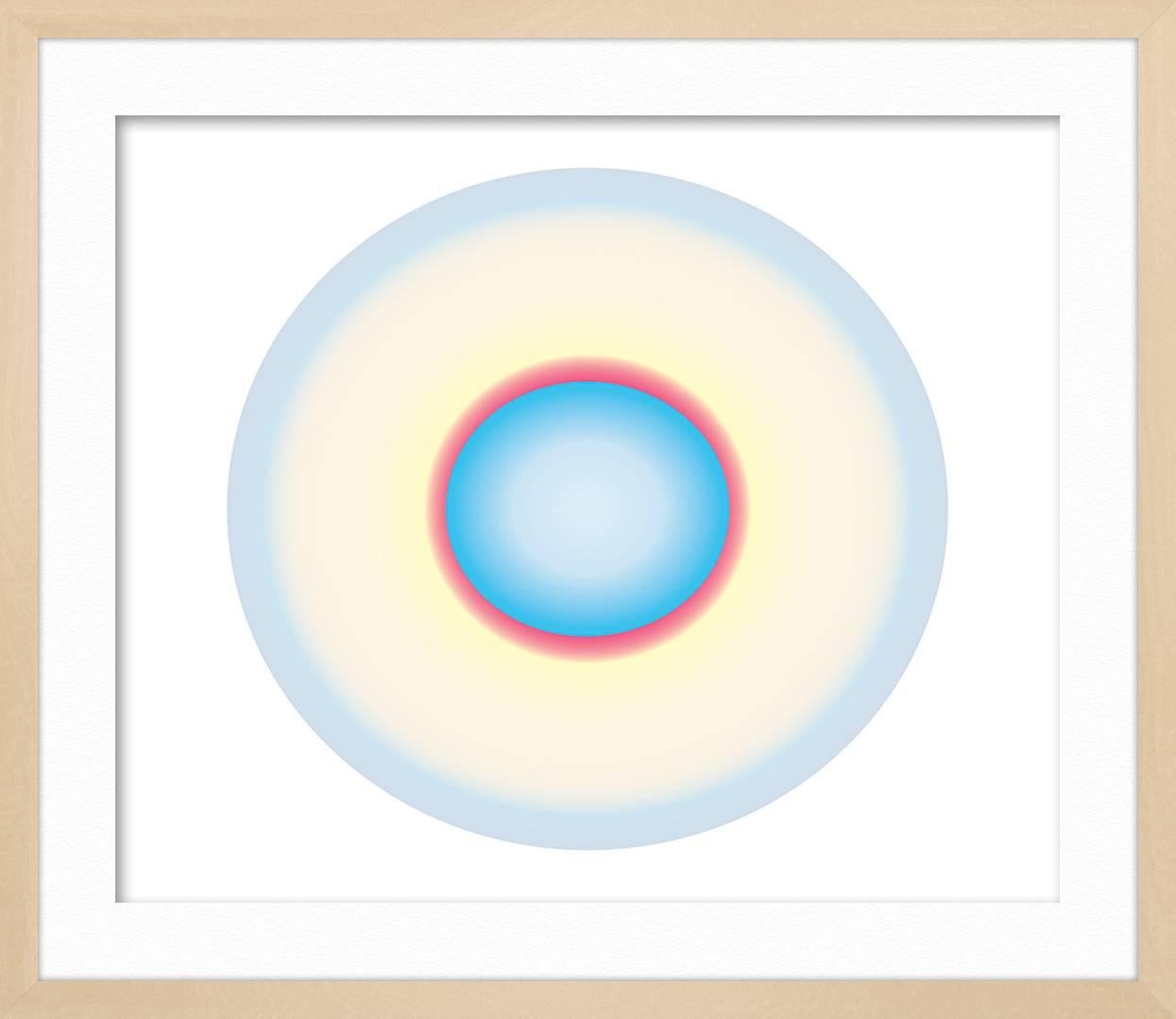 ABOUT THIS PIECE: Color is the foundation of my work. My circles start as a mood or idea that eventually evolves into a colored circle. I am curious how different colours interact when they're placed next to each other. I experiment with intensity