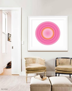 Cercle fuchsia et orange