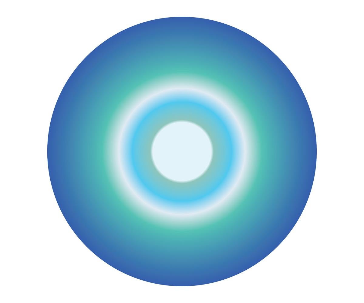 Ruth Adler Abstract Print - Out of the Blue