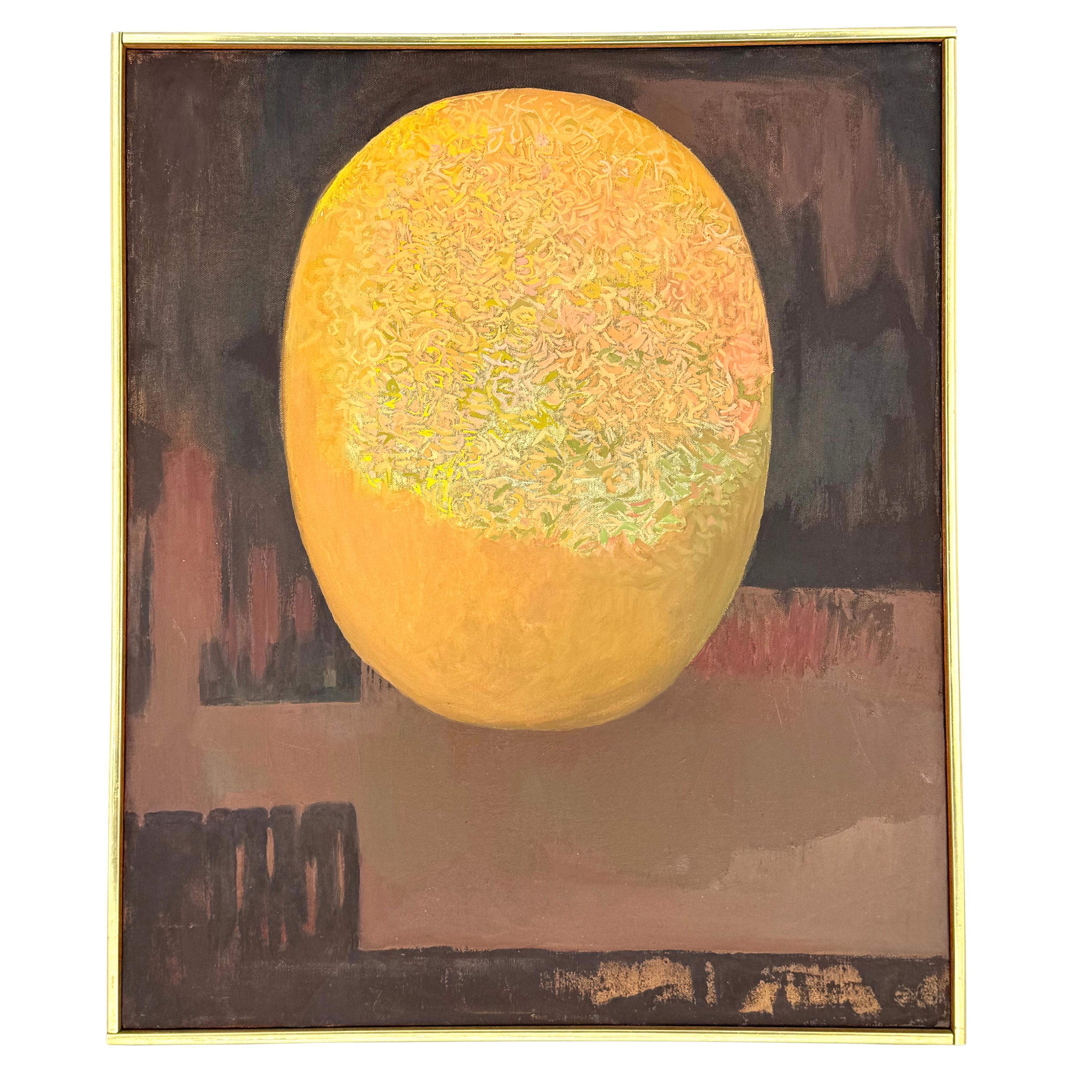 Ruth Armer (1896-1977) "Painting No. 4" Oil on Canvas, 1966