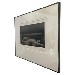 Ruth Bernhard, litografia incorniciata del 1988 firmata e numerata Nudo nella scatola 1964