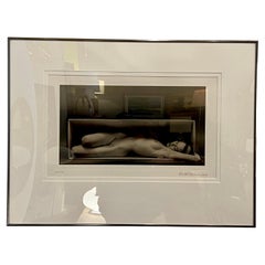 Vintage Ruth Bernhard Framed Lithograph 1988 Signed & Numbered Nude in The Box 1964