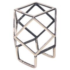 RUTH BERRIDGE 1960 Architectural Three-Dimensional Ring In Sterling Silver